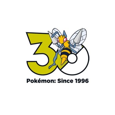 宝可梦 0015 大针蜂 30周年纪念Logo