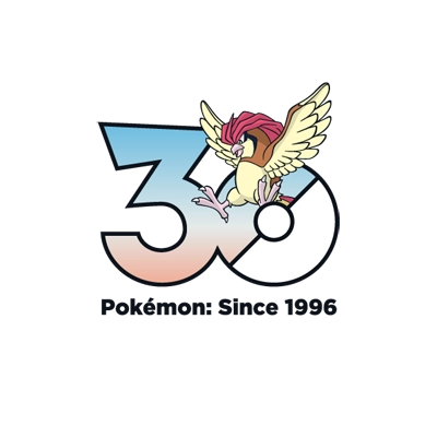 宝可梦 0017 比比鸟 30周年纪念Logo