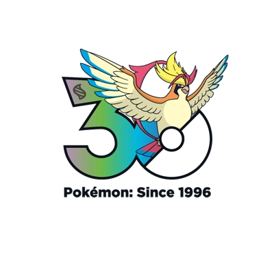 宝可梦 0018 超级大比鸟 30周年纪念Logo
