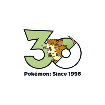 宝可梦 0020 拉达-阿罗拉的样子 30周年纪念Logo