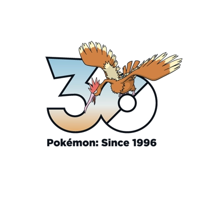 宝可梦 0022 大嘴雀 30周年纪念Logo