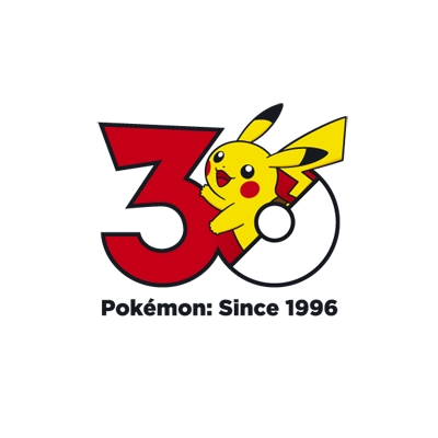 宝可梦 0025 皮卡丘 30周年纪念Logo