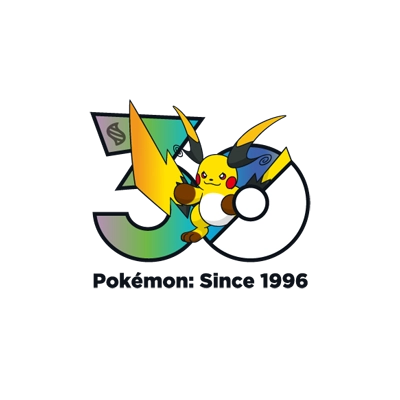 宝可梦 0026 超级雷丘Ｘ 30周年纪念Logo