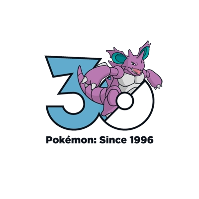 宝可梦 0034 尼多王 30周年纪念Logo