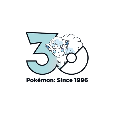 宝可梦 0037 六尾 30周年纪念Logo