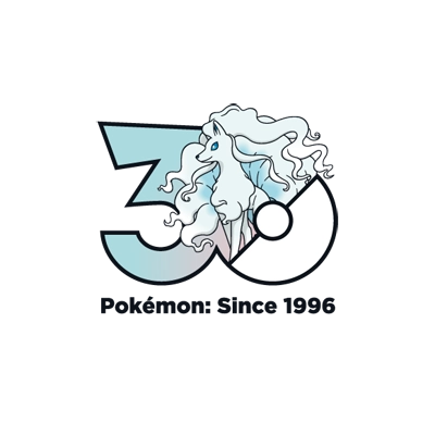 宝可梦 0038 九尾 30周年纪念Logo