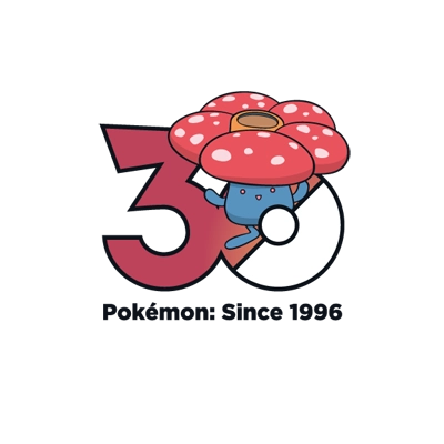 宝可梦 0045 霸王花 30周年纪念Logo