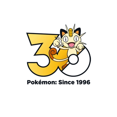宝可梦 0052 喵喵-伽勒尔的样子 30周年纪念Logo