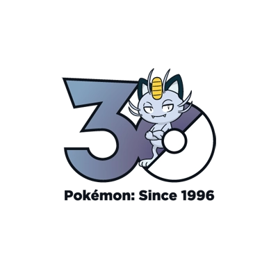宝可梦 0052 喵喵 30周年纪念Logo
