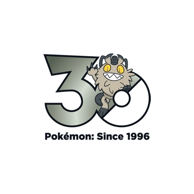 宝可梦 0052 喵喵 30周年纪念Logo