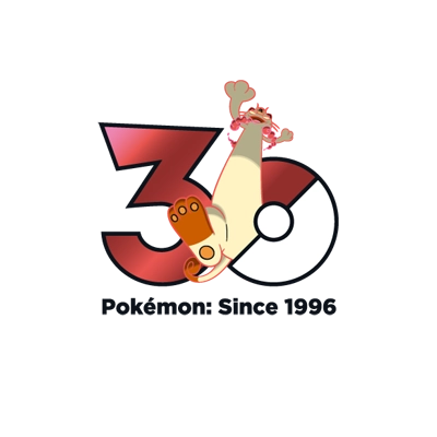 宝可梦 0052 喵喵 30周年纪念Logo