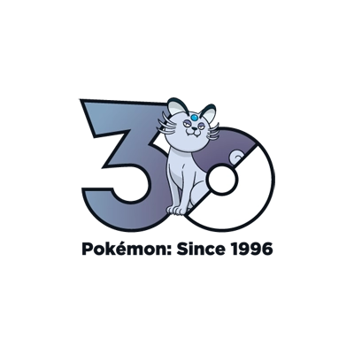 宝可梦 0053 猫老大 30周年纪念Logo