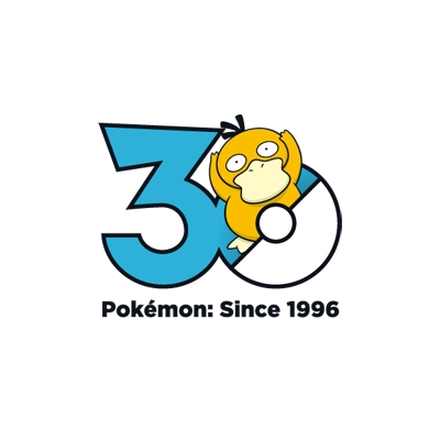 宝可梦 0054 可达鸭 30周年纪念Logo