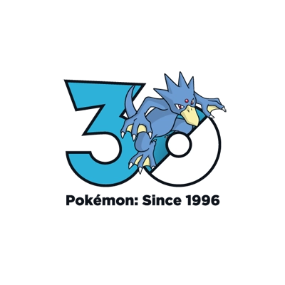宝可梦 0055 哥达鸭 30周年纪念Logo
