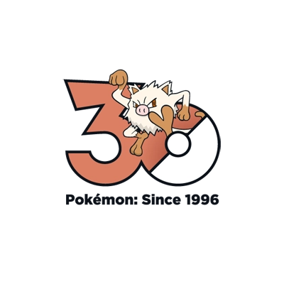 宝可梦 0056 猴怪 30周年纪念Logo