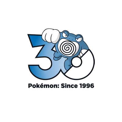 宝可梦 0062 蚊香泳士 30周年纪念Logo