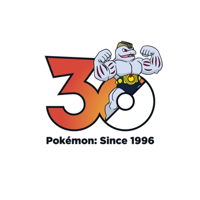 宝可梦 0067 豪力 30周年纪念Logo