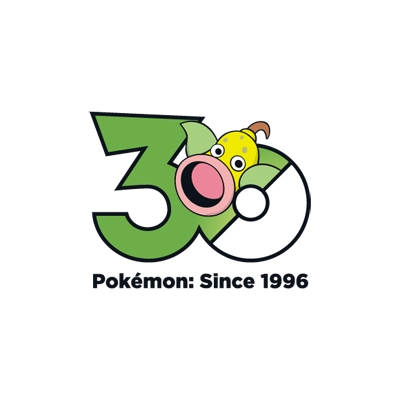 宝可梦 0070 口呆花 30周年纪念Logo