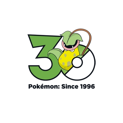 宝可梦 0071 大食花 30周年纪念Logo