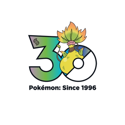 宝可梦 0071 超级大食花 30周年纪念Logo