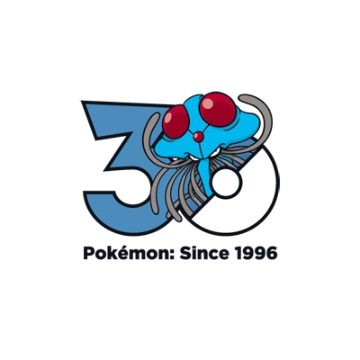 宝可梦 0073 毒刺水母 30周年纪念Logo