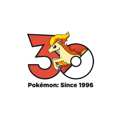 宝可梦 0077 小火马-伽勒尔的样子 30周年纪念Logo