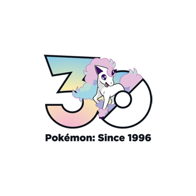 宝可梦 0077 小火马 30周年纪念Logo