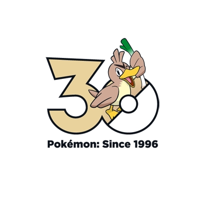 宝可梦 0083 大葱鸭-伽勒尔的样子 30周年纪念Logo