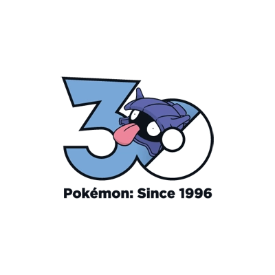 宝可梦 0090 大舌贝 30周年纪念Logo