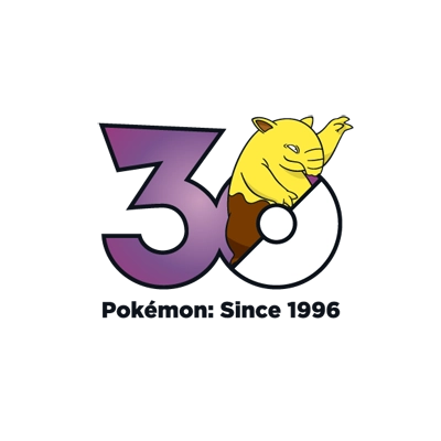 宝可梦 0096 催眠貘 30周年纪念Logo