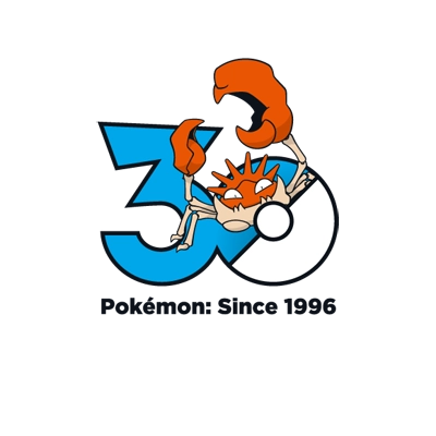 宝可梦 0099 巨钳蟹 30周年纪念Logo