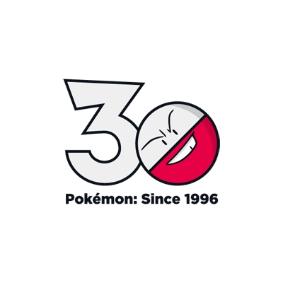 宝可梦 0101 顽皮雷弹-洗翠的样子 30周年纪念Logo