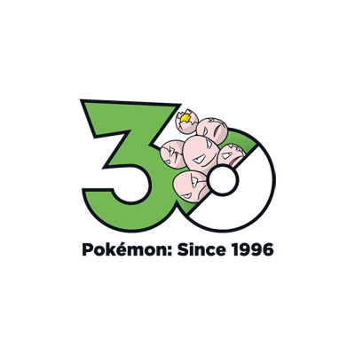 宝可梦 0102 蛋蛋 30周年纪念Logo
