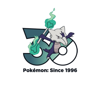 宝可梦 0105 嘎啦嘎啦 30周年纪念Logo