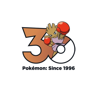 宝可梦 0107 快拳郎 30周年纪念Logo
