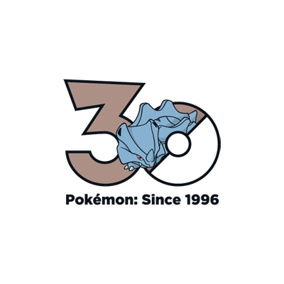 宝可梦 0111 独角犀牛 30周年纪念Logo