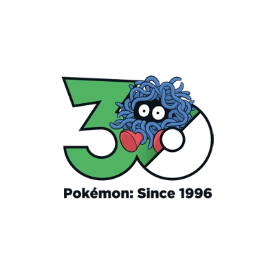 宝可梦 0114 蔓藤怪 30周年纪念Logo