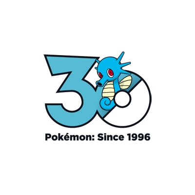 宝可梦 0116 墨海马 30周年纪念Logo