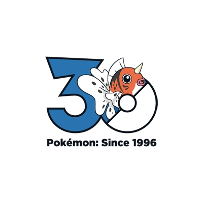 宝可梦 0119 金鱼王 30周年纪念Logo