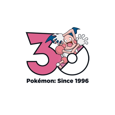 宝可梦 0122 魔墙人偶-伽勒尔的样子 30周年纪念Logo