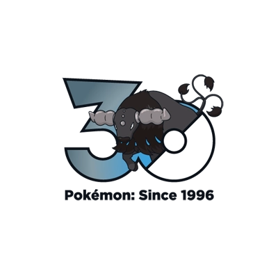 宝可梦 0128 肯泰罗 30周年纪念Logo