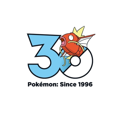 宝可梦 0129 鲤鱼王 30周年纪念Logo