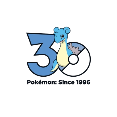 宝可梦 0131 拉普拉斯 30周年纪念Logo
