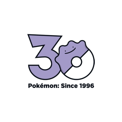 宝可梦 0132 百变怪 30周年纪念Logo