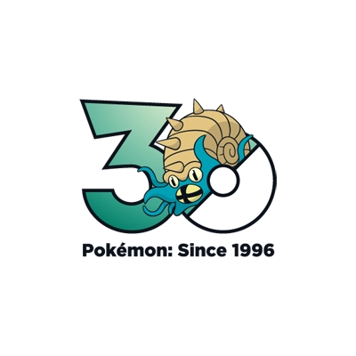 宝可梦 0139 多刺菊石兽 30周年纪念Logo