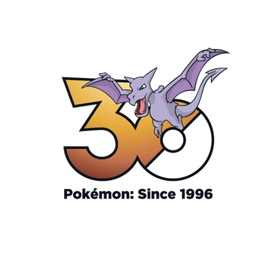 宝可梦 0142 化石翼龙 30周年纪念Logo