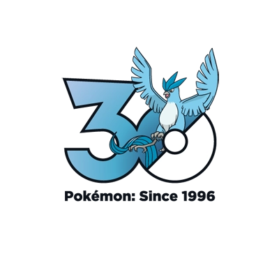 宝可梦 0144 急冻鸟-伽勒尔的样子 30周年纪念Logo