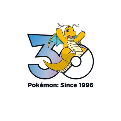 宝可梦 0149 快龙 30周年纪念Logo
