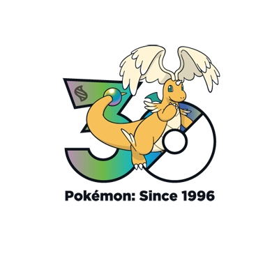 宝可梦 0149 超级快龙 30周年纪念Logo