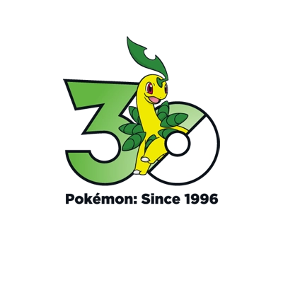 宝可梦 0153 月桂叶 30周年纪念Logo